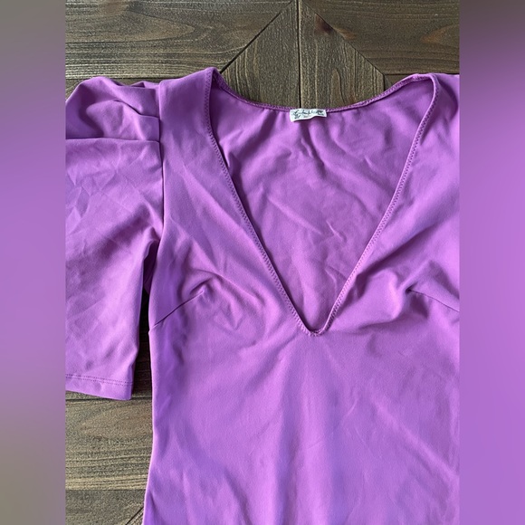 Wild berry free people va va voop body suit - Picture 8 of 8